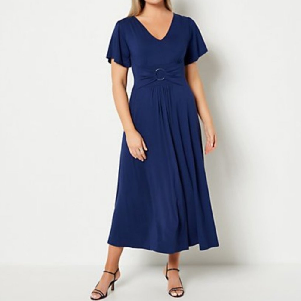 Laurie Felt Lake House Maxi Dress 11355